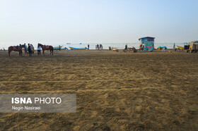 سواحل بابلسر پس از خروج مسافران