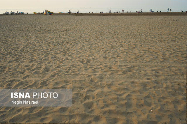 سواحل بابلسر پس از خروج مسافران