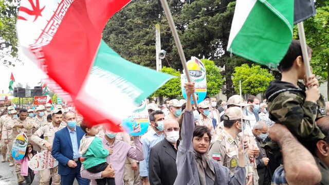 آغاز مراسم راهپیمایی روز قدس در مازندران