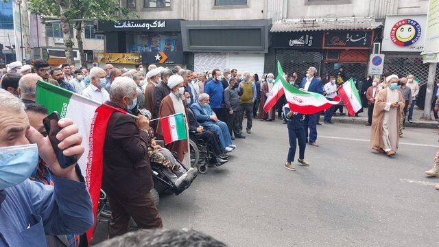 آغاز مراسم راهپیمایی روز قدس در مازندران