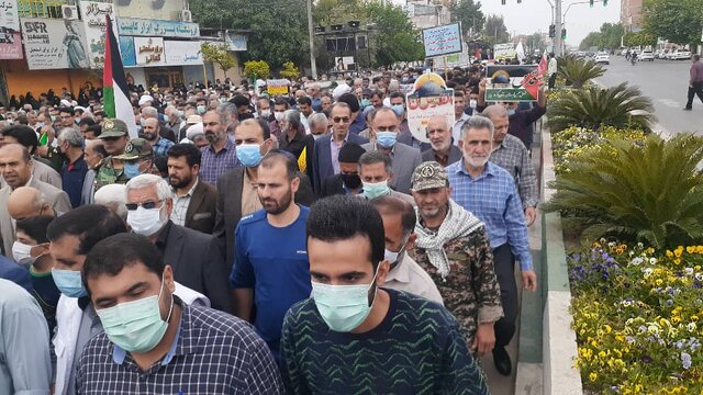 آغاز مراسم راهپیمایی روز قدس در مازندران