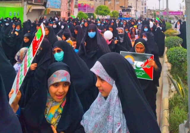 آغاز مراسم راهپیمایی روز قدس در مازندران