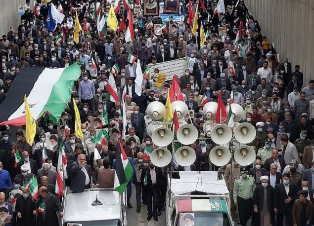 آغاز مراسم راهپیمایی روز قدس در مازندران