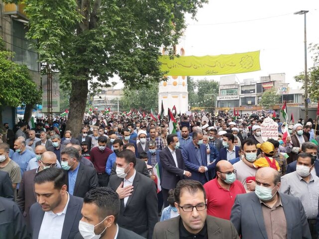 مراسم راهپیمایی روز قدس در مازندران