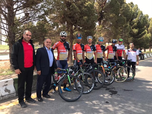 حضور تیم «آرویچ مازندران» در مرحله دوم لیگ برتر دوچرخه سواری کشور