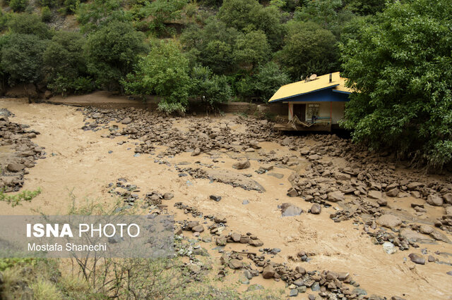 سیل مردادماه روستای «واسپول» چالوس