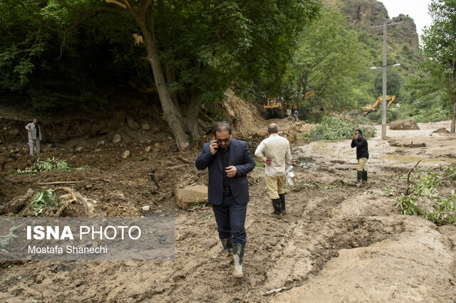 سیل مردادماه روستای «واسپول» چالوس