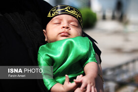 آیین اجتماع شیرخوارگان حسینی در آمل