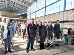 افتتاح کارخانه آذرطوس در هفته دولت شهرستان نکا