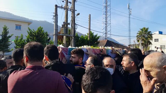 تشییع پیکر مطهر شهدای گمنام در نقاط مختلف مازندران