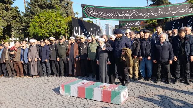 تشییع پیکر مطهر شهدای گمنام در نقاط مختلف مازندران