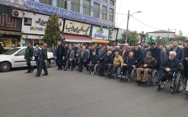 پیکر شهید دوران دفاع مقدس در آمل تشییع شد