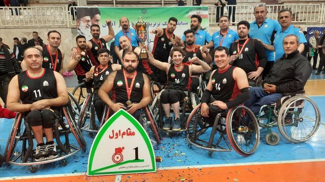 شهروند آمل قهرمان لیگ برتر بسکتبال با ویلچر کشور شد