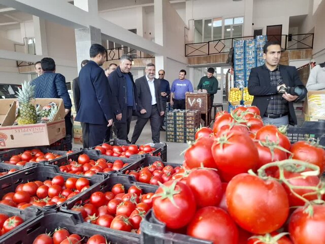 شروع به کار میدان تره بار ساری بعد از ۱۵ سال