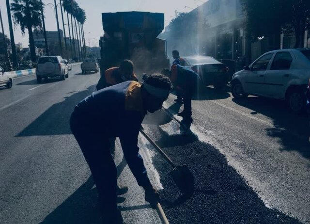 آغاز نهضت آسفالت در مناطق الحاقی شهر ساری