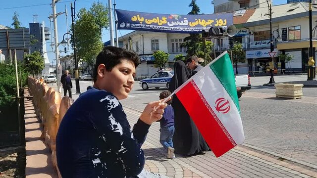 مردم مازندران: همه باهم در راهپیمایی بزرگ "یوم الله قدس"