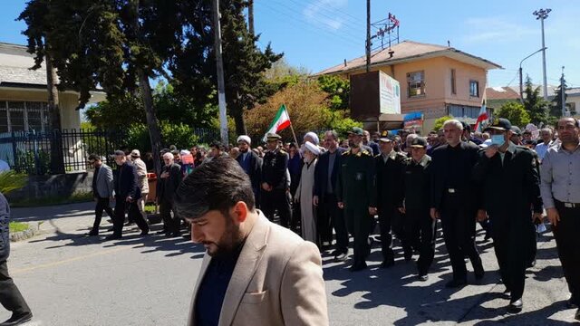 مردم نوشهر: همه باهم در راهپیمایی بزرگ "یوم الله قدس"