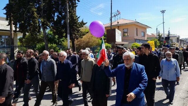 مردم نوشهر: همه باهم در راهپیمایی بزرگ "یوم الله قدس"