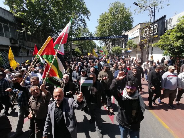 راهپیمایی روز جهانی قدس در مرکز مازندران/به روایت تصویر