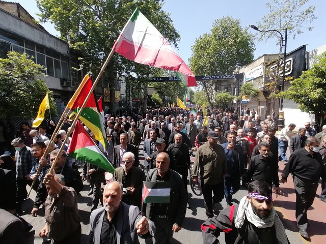 راهپیمایی روز جهانی قدس در مرکز مازندران/به روایت تصویر