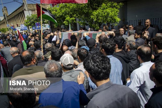 راهپیمایی روز جهانی قدس در مرکز مازندران به روایت تصویر