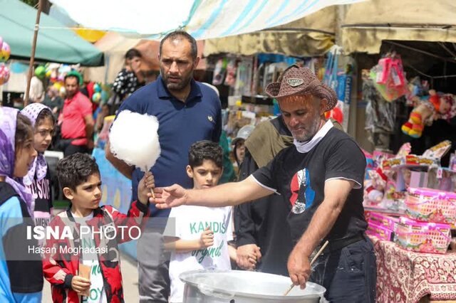 بازار سنتی عید فطر در زیراب شهرستان سوادکوه/به روایت تصویر