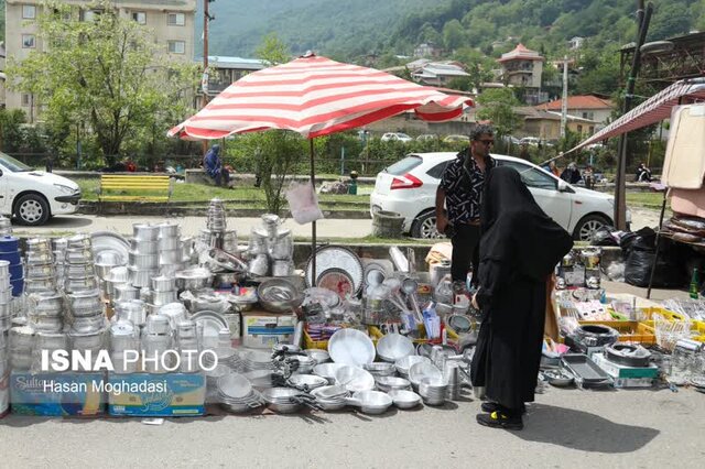 بازار سنتی عید فطر در زیراب شهرستان سوادکوه/به روایت تصویر