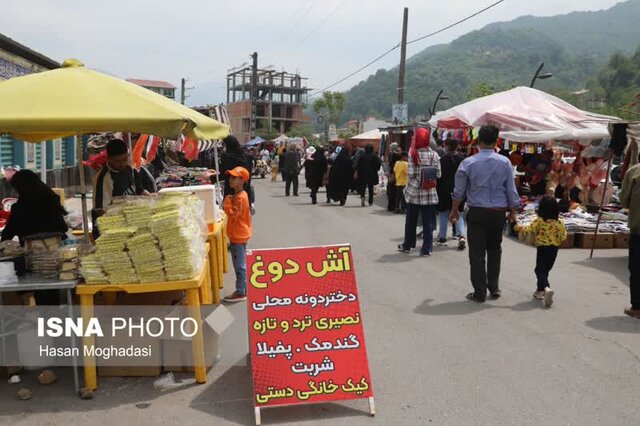 بازار سنتی عید فطر در زیراب شهرستان سوادکوه/به روایت تصویر