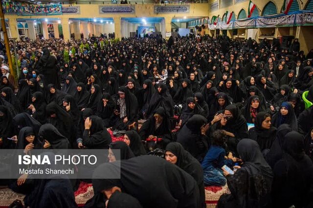 وداع با پیکر مطهر شهید آیت الله عباسعلی سلیمانی/ به روایت تصویر