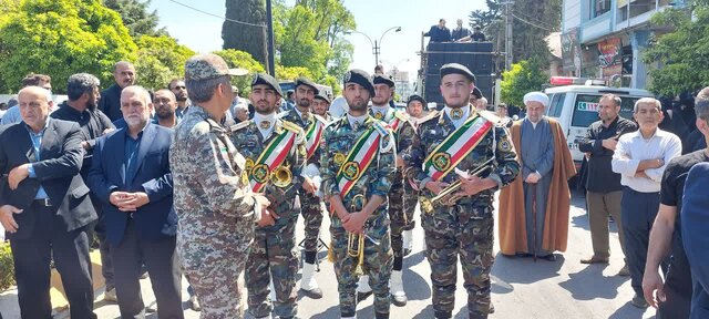 پیکر مطهر آیتالله سلیمانی در بابلسر تشییع شد