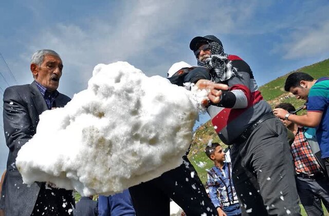 “برف چال”؛ بزرگترین دورهمی آملیها برای گذر از خشکسالی