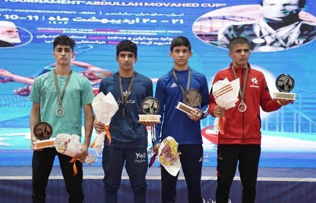 تیم ایران قهرمان دومین دوره مسابقات بین المللی کشتی آزاد نوجوانان جام موحد شد