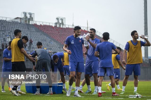 نخستین تمرین تیم فوتبال نساجی با کادر جدید به روایت تصویر