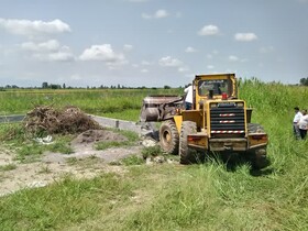 آزادسازی ۶ هزار متر از زمین‌های کشاورزی در محمودآباد