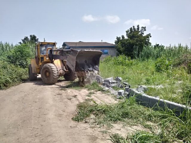 قلع و قمع ۱۰ تغییر کاربری غیرمجاز در محمودآباد