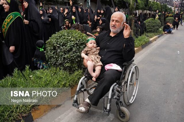 اجتماع عزاداران حسینی در میدان آستانه بابل+تصاویر