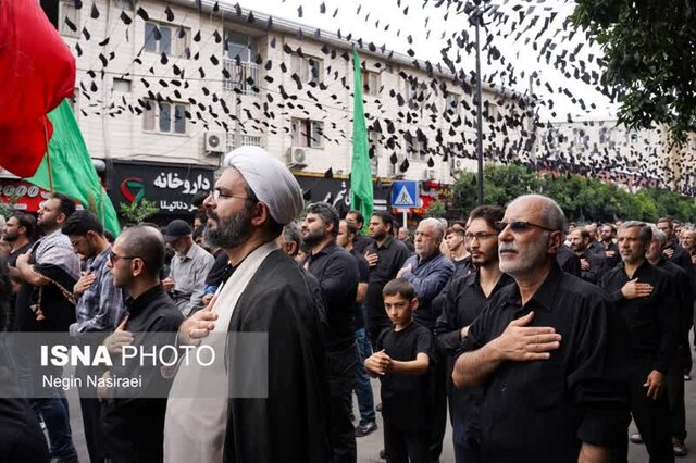 اجتماع عزاداران حسینی در میدان آستانه بابل+تصاویر