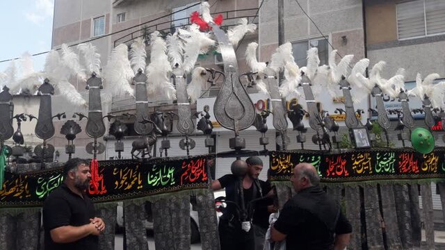 دلدادگی مردم شهرستان نور به امام حسین(ع) در روز عاشورا