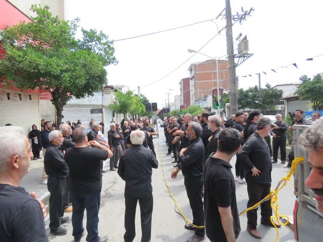 دلدادگی مردم شهرستان نور به امام حسین(ع) در روز عاشورا