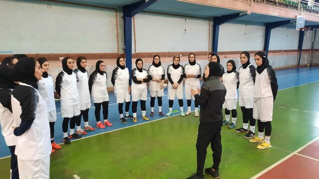 برگزاری دوره آموزشی سطح یک فوتسال بانوان ایران در آمل