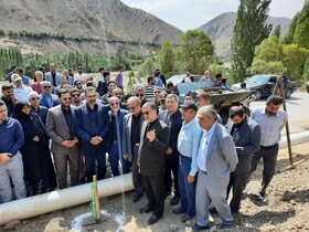 گازرسانی به بخش محروم بلده شهرستان نور در دولت سیزدهم