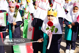 جشن شکوفه‌ها در مدارس ابتدایی شهرستان بابل برگزار شد+تصویر