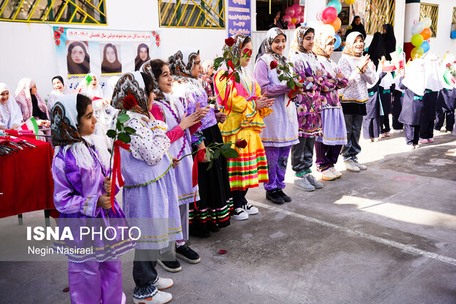 جشن شکوفه‌ها در مدارس ابتدایی شهرستان بابل برگزار شد+تصویر