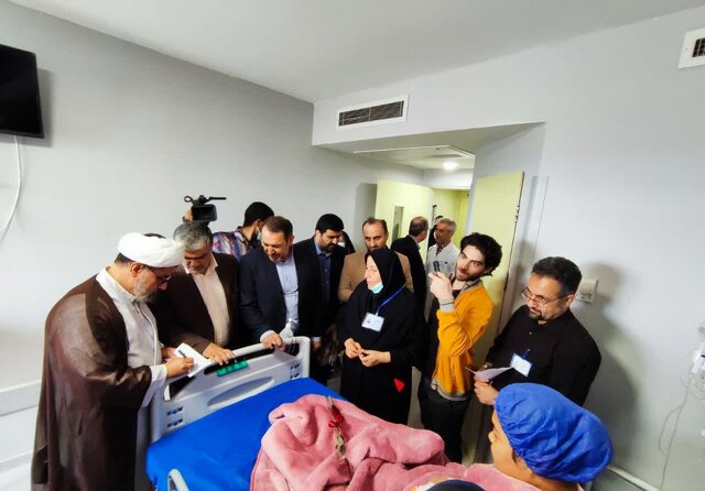 ترخیص بیماران نیازمند بیمارستان رازی قائمشهر از محل نیت واقف