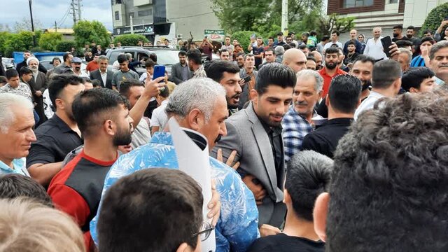 استقبال گرم آملیها از طلاییهای هانگژو