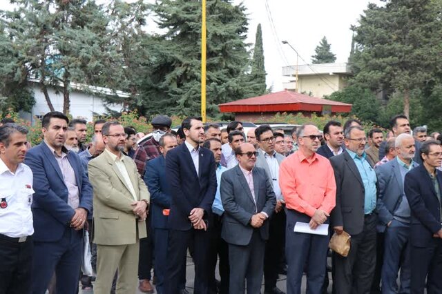 تجمع دانشگاهیان دانشگاه علوم پزشکی بابل علیه رژیم کودککش صهیونیست