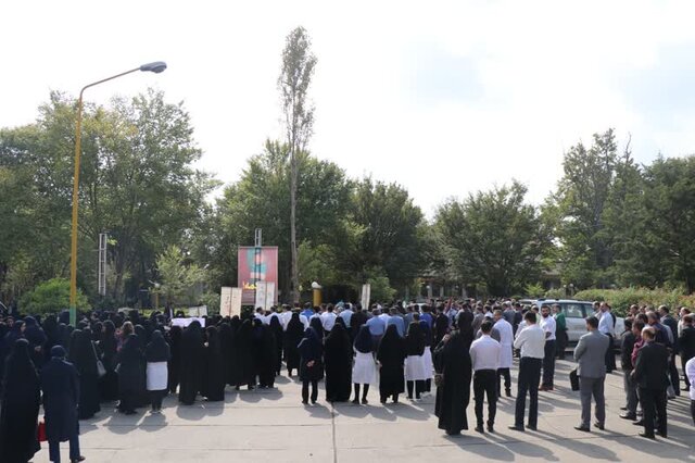 تجمع دانشگاهیان دانشگاه علوم پزشکی بابل علیه رژیم کودککش صهیونیست