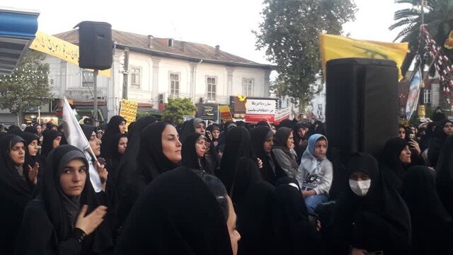 خروش مردم انقلابی قائمشهر جهت محکومیت جنایت اسرائیل