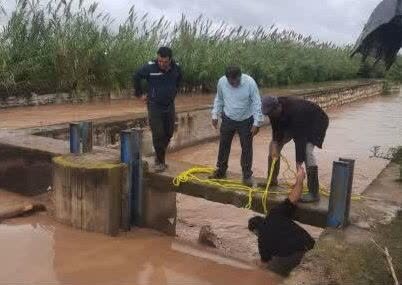راه ارتباطی ۷ روستای بندپی شرقی بابل به دلیل طغیان رودخانه قطع شد