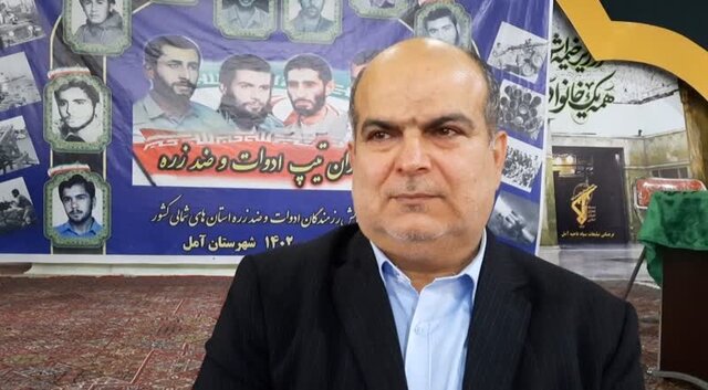 دیدار حماسهسازان جنگی در همایش تیپ ادوات و ضد زره استانهای شمالی ایران در آمل